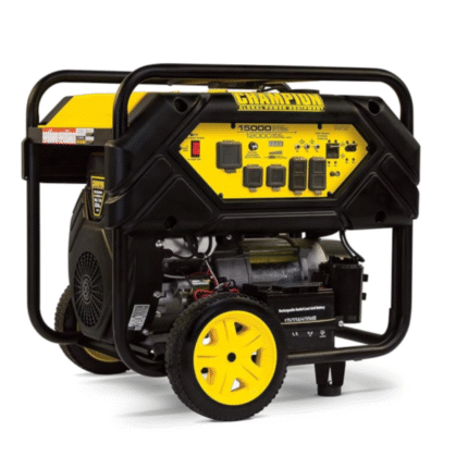 Champion 15000W portable generator with electric start and lift hook
